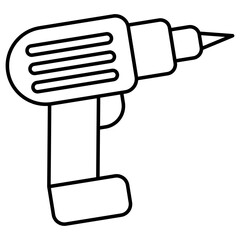 Premium download icon of cordless drill machine