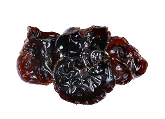 black fungus isolated on white background