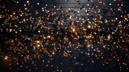 Obraz premium Background with shining confetti. Festive texture