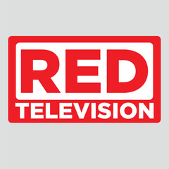 Professional TV Channel Logo Design Concept vector illustration