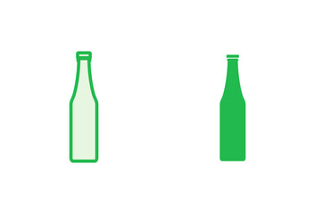 Bottle icon set. bottle vector icon