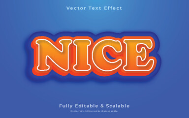 nice 3d style text effect premium vectors