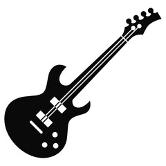 Guitar Icon Illustration. SVG Vector