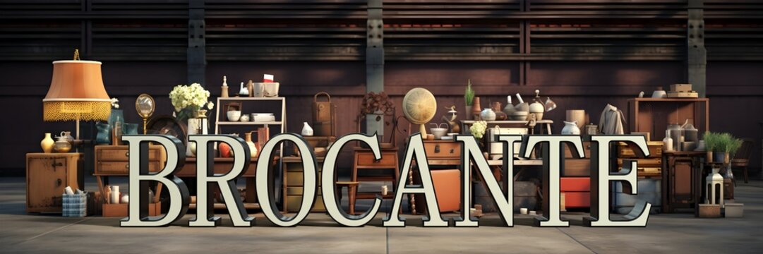 banni&egrave;re web pour annoncer un vide grenier ou une brocante