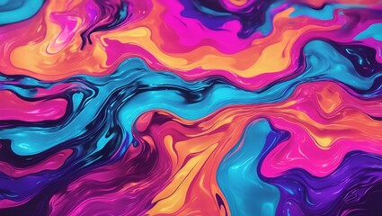 Fototapeta na wymiar Abstract Background Holographic Neon Fluid flow gradient. Acrylic color background
