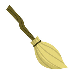 Obraz premium broomstick illustration