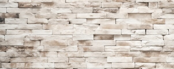 Cream And White Brick Wall Texture