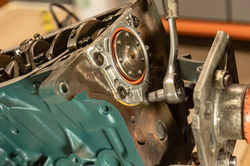 Vintage Engine Restoration Detail