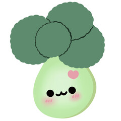 Cute fruits and vegetables 
