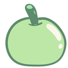 Cute fruits and vegetables 