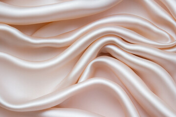 Fototapeta premium cream silk textured fabric surface
