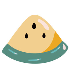 Fototapeta premium Cute fruits and vegetables 