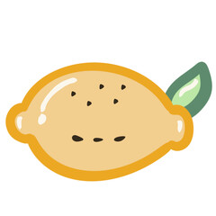 Cute fruits and vegetables 