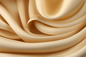beige silk textured fabric surface - obrazy, fototapety, plakaty