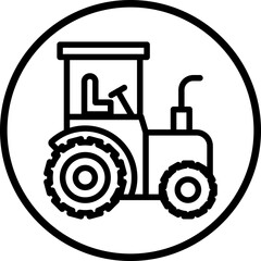 Vector Design Tractor Icon Style