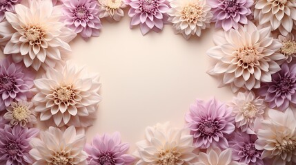  a bunch of flowers that are on a white surface with a white background.  generative ai