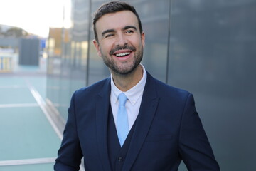 Fototapeta premium Businessman with a sophisticated look 