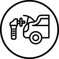 Vector Design Car Trunk Cleaning Icon Style