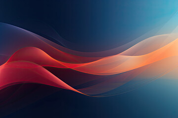 Abstract background with colorful wavy line patterns