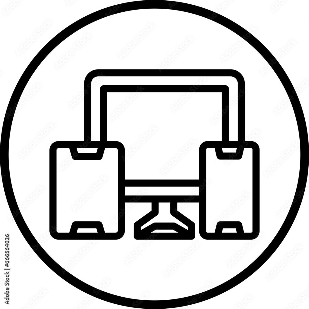 Poster vector design responsive design icon style
