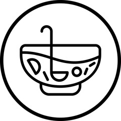 Vector Design Punch Drink Icon Style