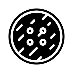 tea table top view glyph icon vector. tea table top view sign. isolated symbol illustration