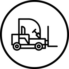 Vector Design Forklift Icon Style