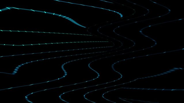 Blue Lights in a tunne spiral wave vortex spiral