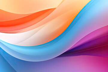 Colorful background with beautiful curvy line patterns