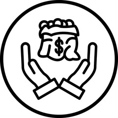 Vector Design Financial Help Icon Style