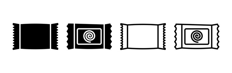 Candy icon vector. candy vector icon