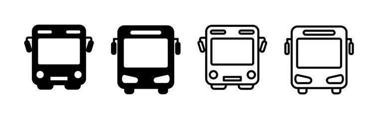 Bus icon vector. bus vector icon