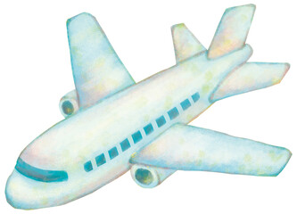 シンプルな飛行機のイラスト