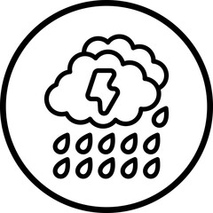 Vector Design Storm Icon Style