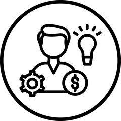 Vector Design Entrepreneurship Icon Style
