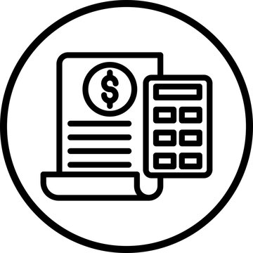 Vector Design Estimate Icon Style