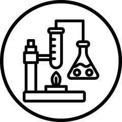 Vector Design Chemistry Experiment Icon Style