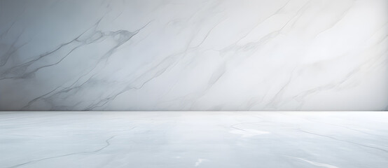 White marble empty wall mock up, modern interior