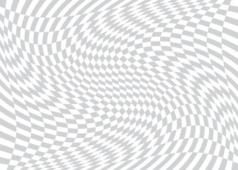 Abstract vector background with curved squares. Geometric pattern illustration with retro design, vintage texture concept