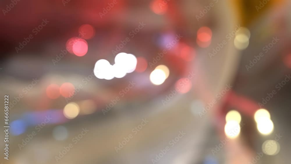 Poster bokeh light blurred circles gradient background animation.