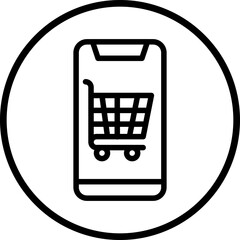 Online Shopping Icon Style