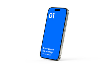 Smartphone Mockup | Fully Editable File, Replaceable Screen, Separated Shadow and Background