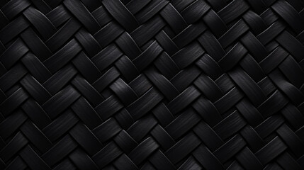 beautiful luxury shadow black cloth background, detail of wavy black opaque fabric background, background of closeup crumpled textile shiny black color