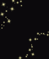 Dark background with stars