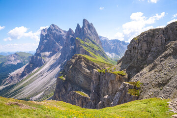 Amazing landscape of the Dolomites Alps. 