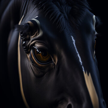 Horse photography, generative ai