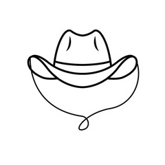 cowboy hat illustration