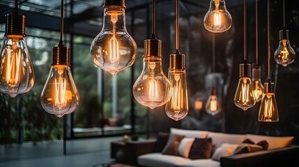Lighting decor AI Generative