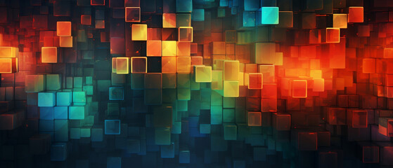 abstract background with squares, design, vector, illustration, wallpaper,