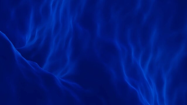 Abstract blue background with waves animation